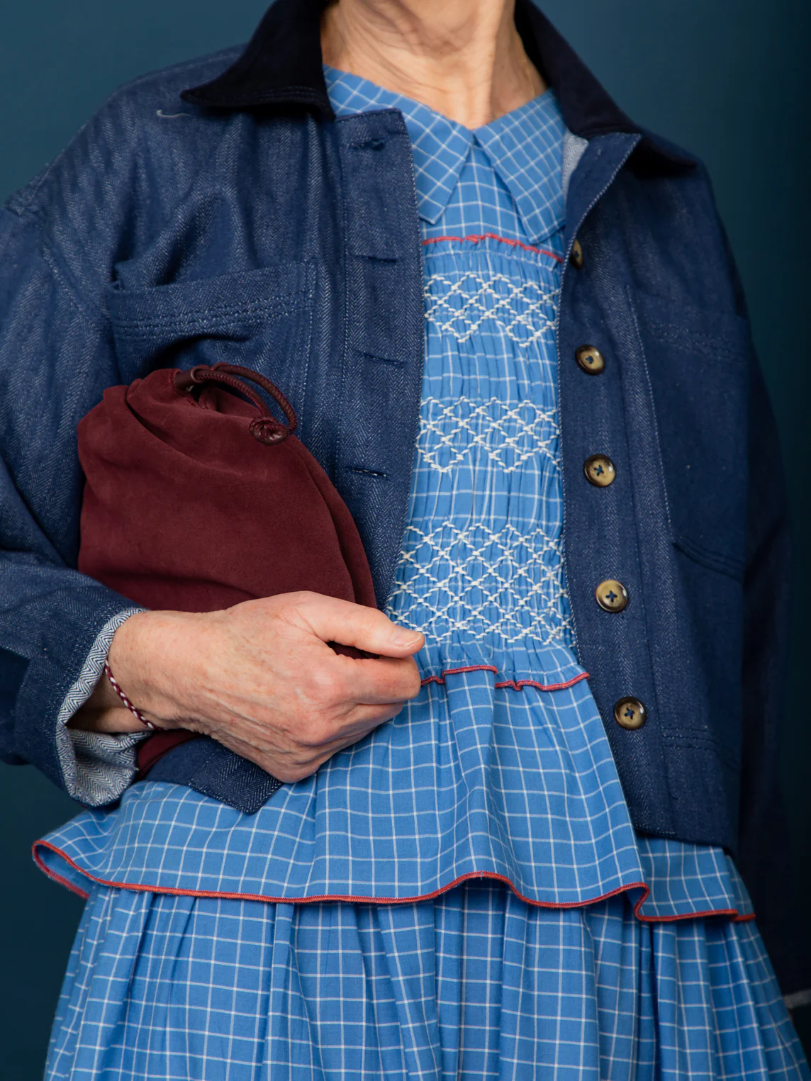 Arles Top in Gentle Blue - Image 3