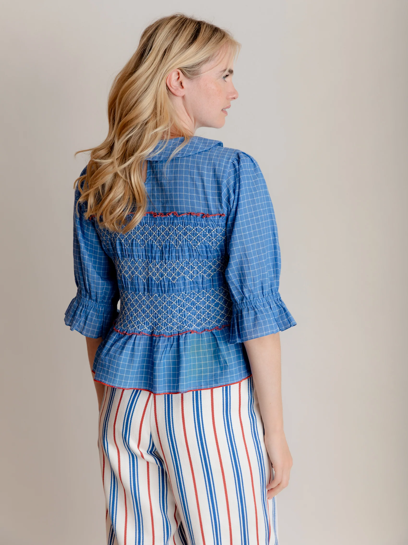 Arles Top in Gentle Blue - Image 4