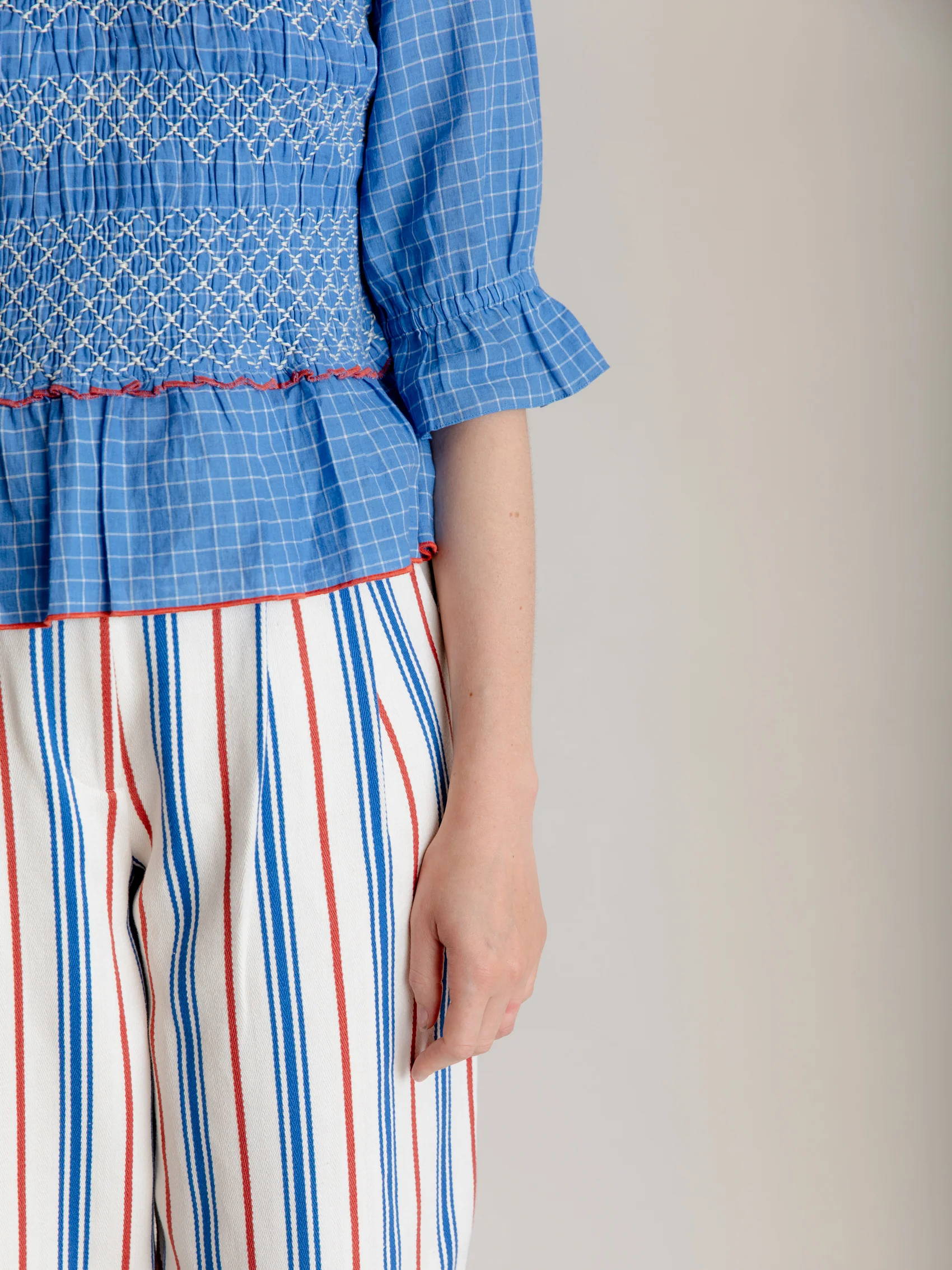 Arles Top in Gentle Blue - Image 5